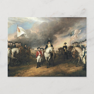 Postal Renuncia en Yorktown por John Trumbull