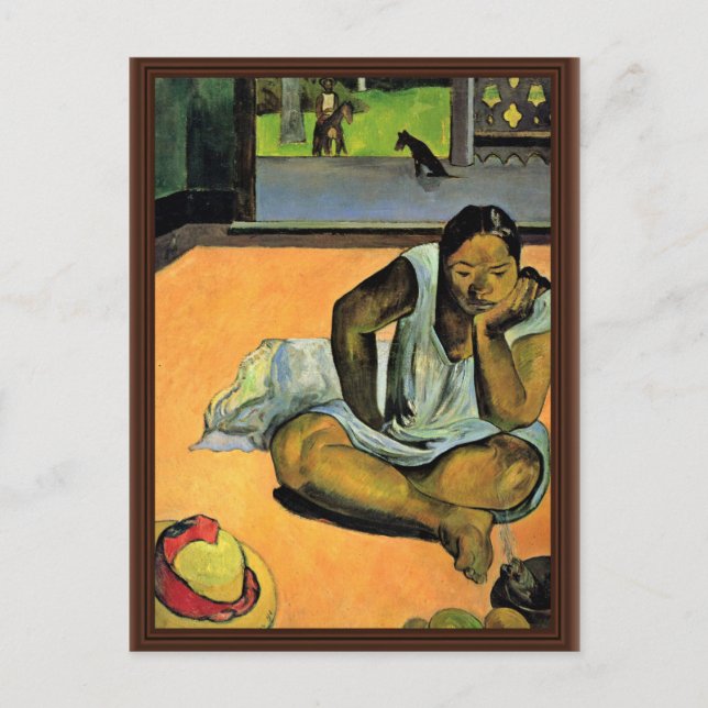 Postal Reo Mä `Ohi: Te Faaturuma (Te Vahine Fa'At?"Ruma, (Anverso)