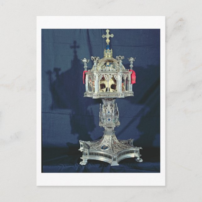 Postal Reparador de San Bárbara, siglos XIV-XV (plata (Anverso)