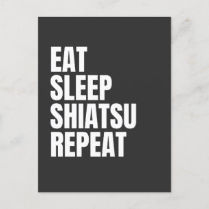 Postal repetir el sueño shiatsu