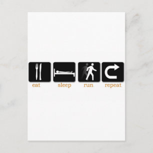 Postal Repetir la ejecución de sueño