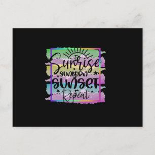 Postal Repetir Sunrise Sunburn Sunset