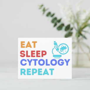 Postal REPITE LA CITOLOGÍA DE DORMIR - #lablife