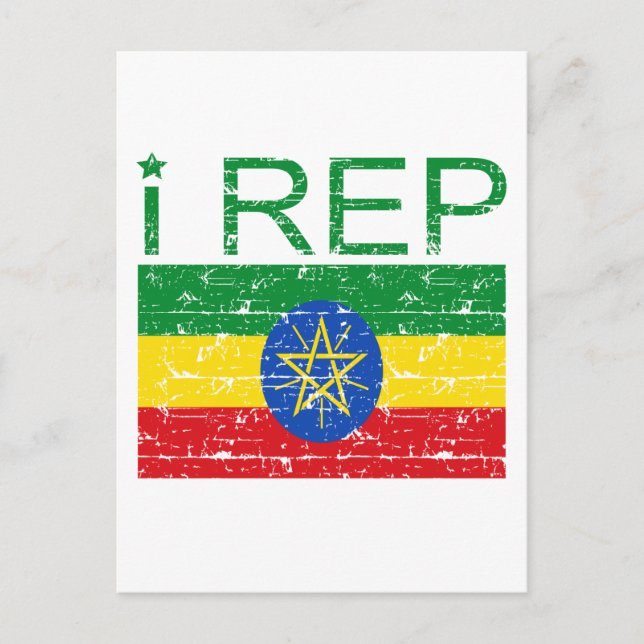 Postal Repito Etiopía (Anverso)