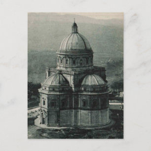 Postal Réplica de iglesia de la basílica de Todi 1921