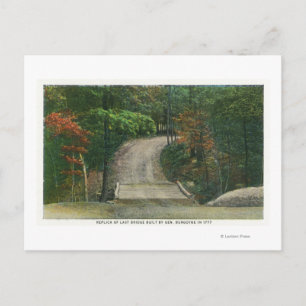 Postal Réplica del último puente del general Burgoyne