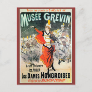 Postal Replica Publicidad de época, Musee Grevin