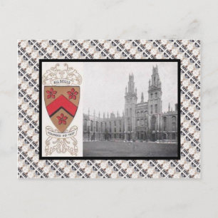 Postal Réplica Vintage, All Souls College Oxford