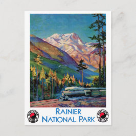 Postal Reponen afiche de la época del Parque Nacional Rai