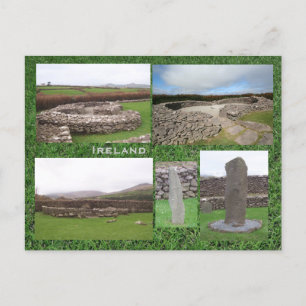 Postal Repreguntar sitio monástico, Kerry Ireland