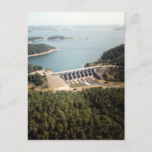 Postal Represa de Bow rota (Anverso)