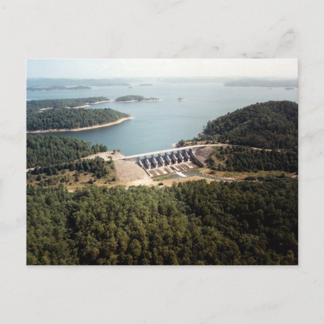 Postal Represa de Bow rota (Anverso)