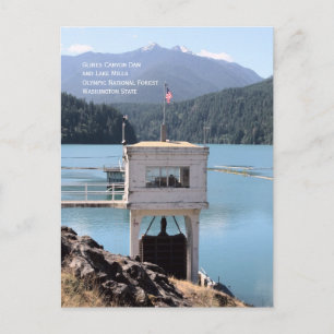 Postal Represa de Glines Canyon, Lake Mills, Washington