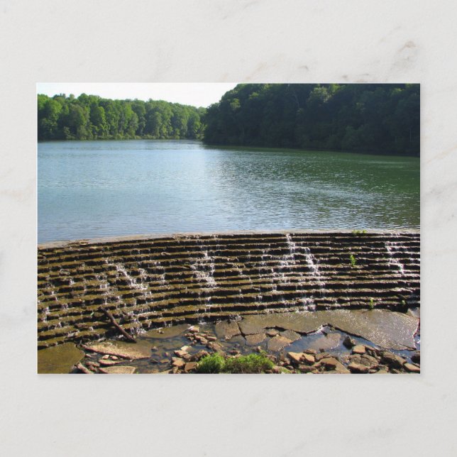 Postal Represa de Spillway del Parque Estatal Montgomery  (Anverso)