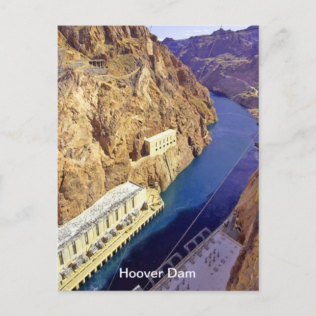 Postal Represa Hoover, Nevada (Anverso)
