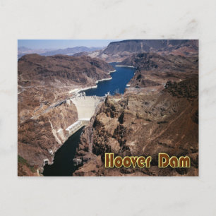 Postal Represa Hoover - vista aérea