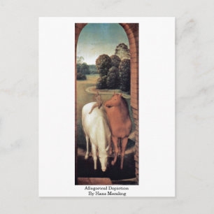 Postal Representación Alegórica De Hans Memling