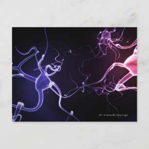 Postal Representación colorida de las neuronas