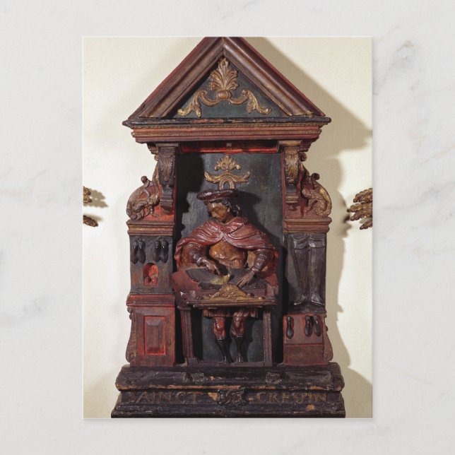 Postal Representación de St. Crispin en su banco de (Anverso)