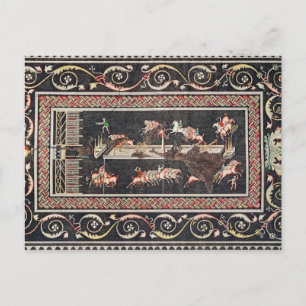 Postal Representación de un mosaico