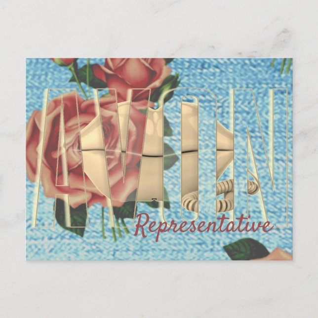 Postal Representante de Avon (Anverso)