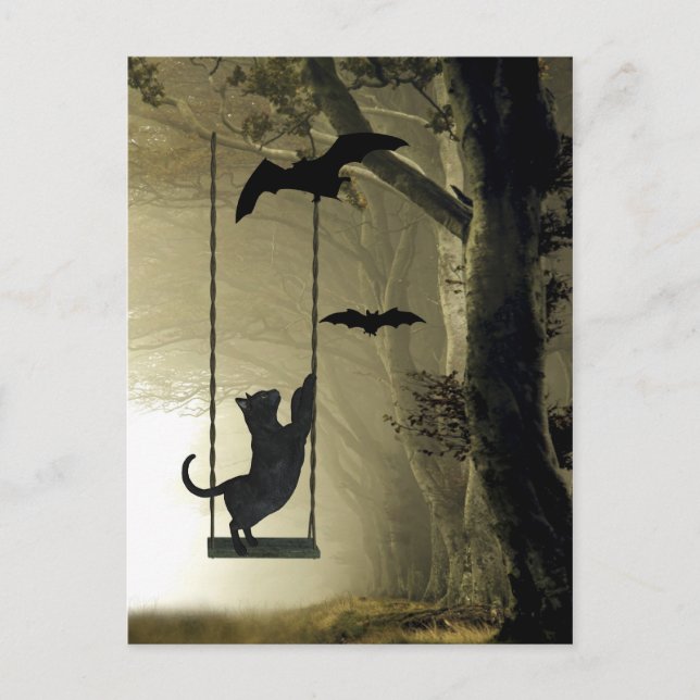 Postal Reproducción de Halloween (Anverso)