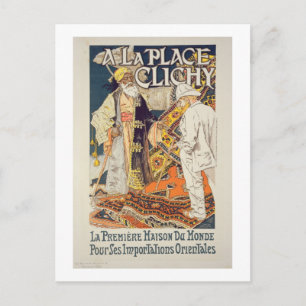 Postal Reproducción de una publicidad poster "A La Place 