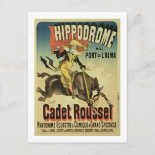 Postal Reproducción de una publicidad poster 'Cadet Rouss