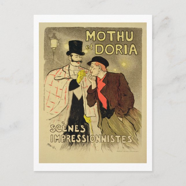 Postal Reproducción de una publicidad poster 'Mothu y Do (Anverso)