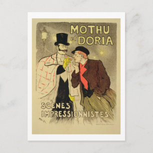 Postal Reproducción de una publicidad poster 'Mothu y Do