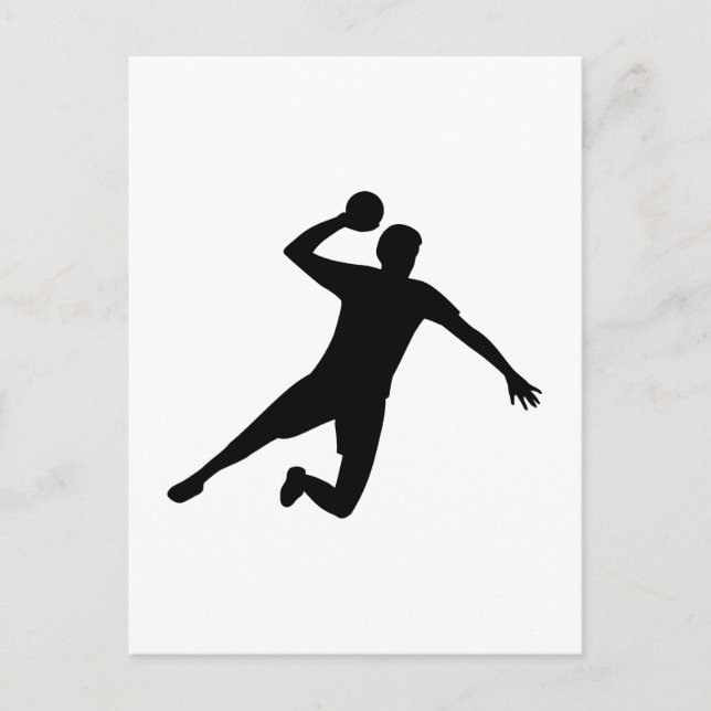 Postal Reproductor de balonmano (Anverso)