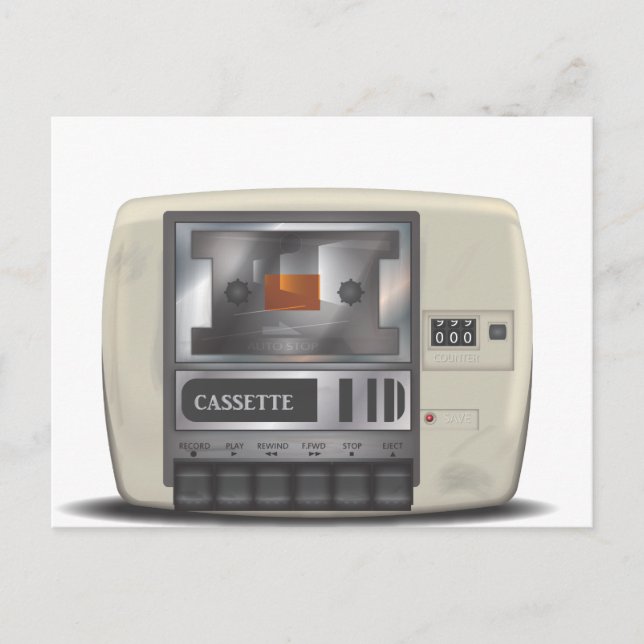 Postal Reproductor de casetes (Anverso)