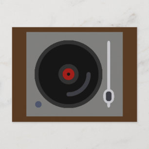 Postal Reproductor de discos Schallplattenspieler