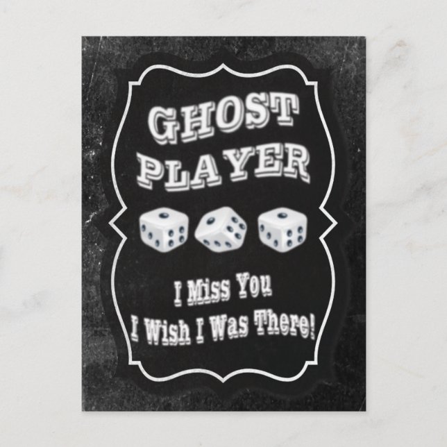 Postal Reproductor de Ghost Bunco (Anverso)