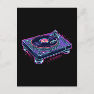 Postal Reproductor de grabación de vinilo de audio portát