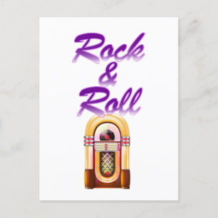 Postal Reproductor de música retro de Rock and Roll Jukeb