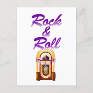 Postal Reproductor de música retro de Rock and Roll Jukeb