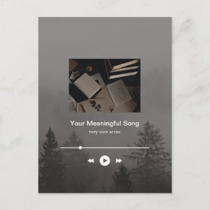 Postal Reproductor de Música Temperamental Personalizable