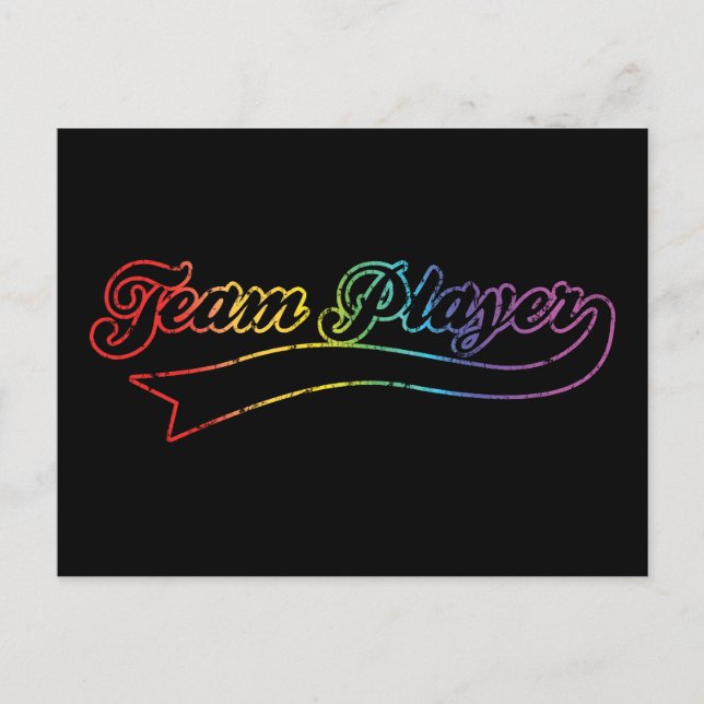 Postal Reproductor de Rainbow Team (Anverso)