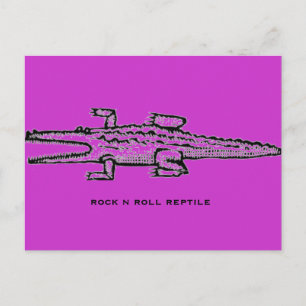 Postal reptil de rock n roll