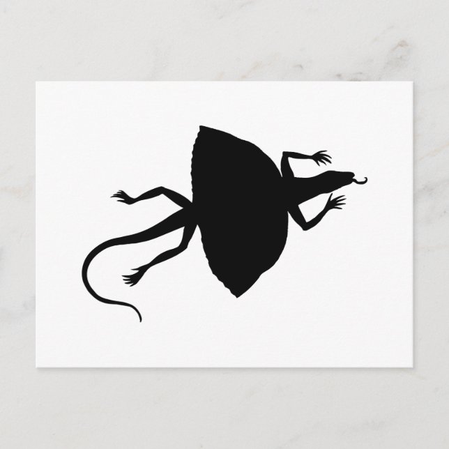 Postal Reptil negro (Anverso)
