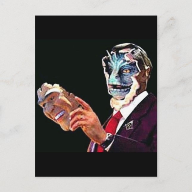 Postal reptiliano (Anverso)