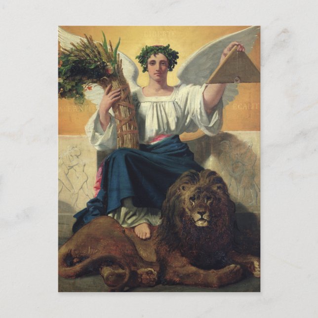 Postal República, 1848 (Anverso)