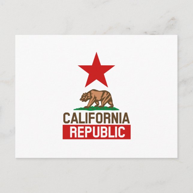 Postal República California (Anverso)