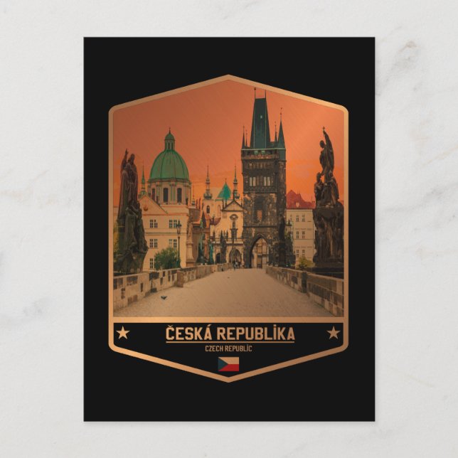 Postal República Checa (Anverso)