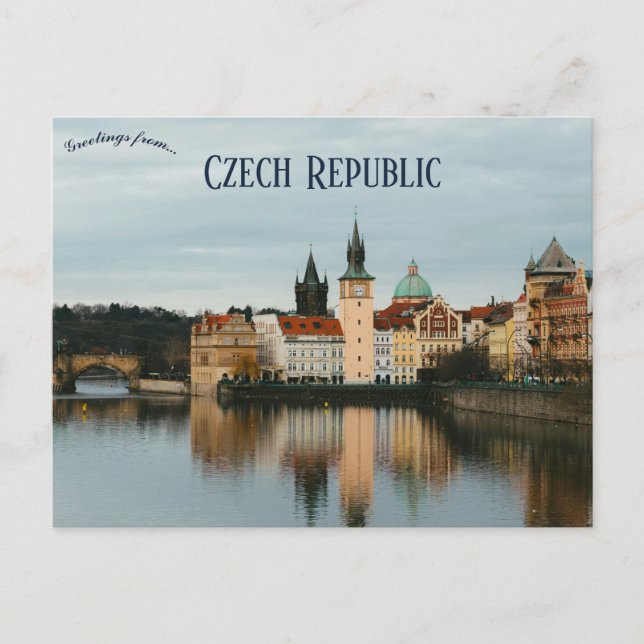 Postal República Checa de Praga (Anverso)