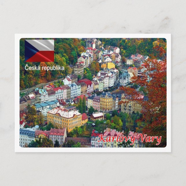 Postal República Checa - Karlovy Vary - (Anverso)