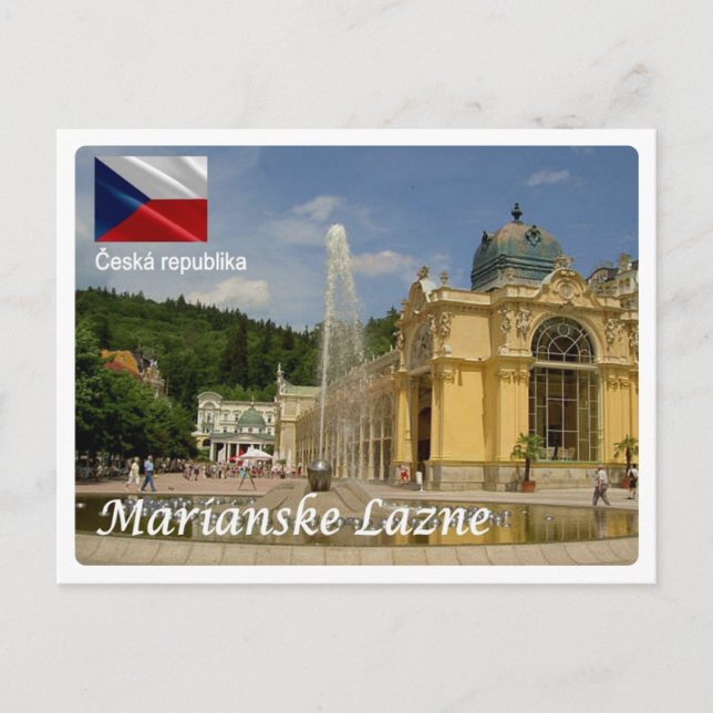 Postal República Checa - Marianske Lazne - (Anverso)