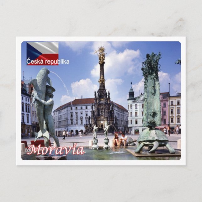 Postal República Checa - Moravia - (Anverso)