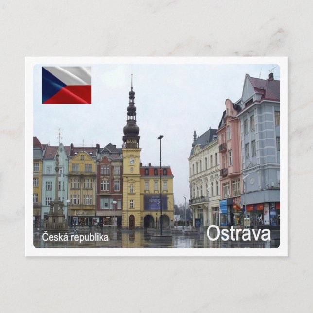 Postal República Checa - Ostrava - (Anverso)